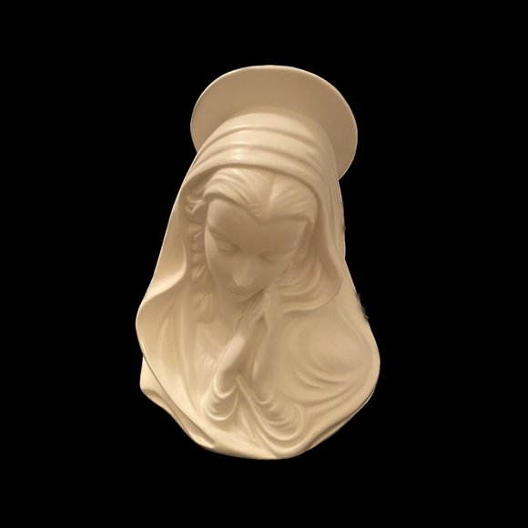 Vintage Lefton Madonna Praying Virgin Mary Planter #1724W - Picture 1 of 9